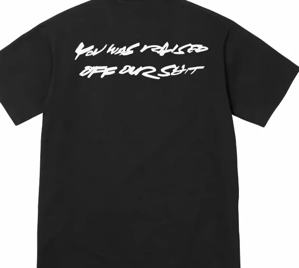 M L Black White and 24SS Logo S XL Box Tee Futura 0725